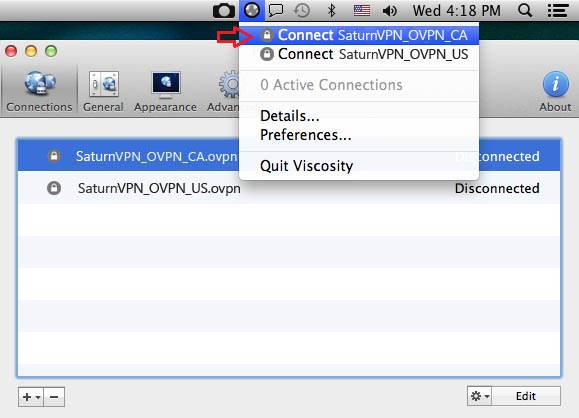 Installing openvpn mac client